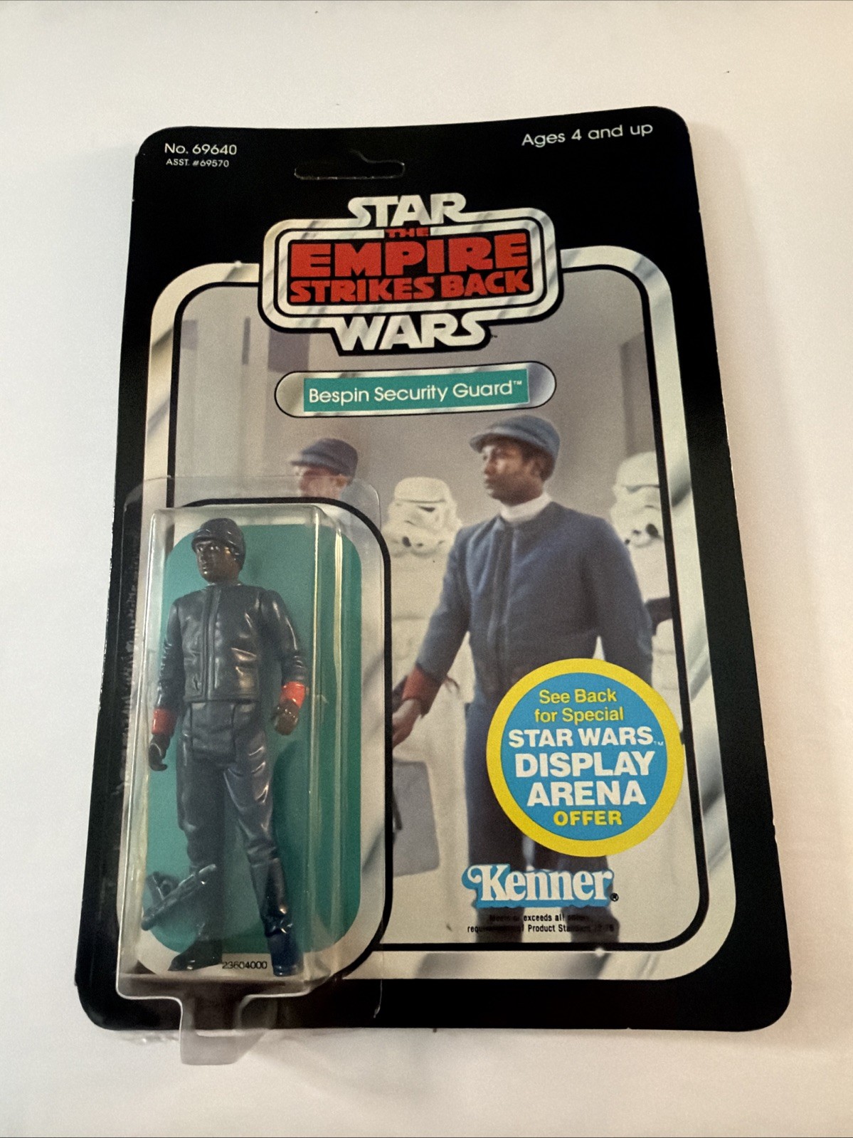 Vintage Kenner Star Wars ESB Bespin Security Guard 45 Back MOC Sealed 1981