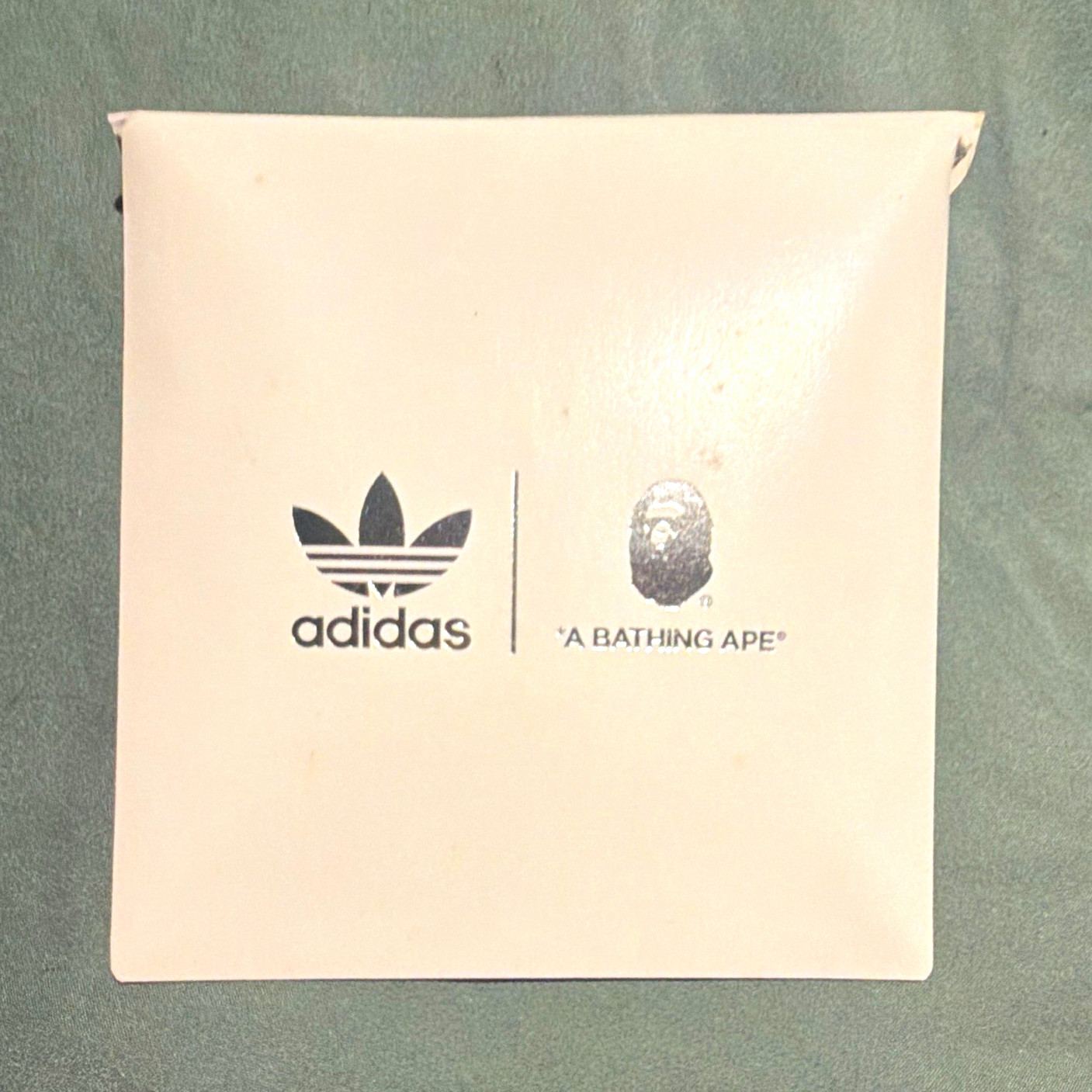 adidas x A Bathing Ape 30th anniversary rare  shiny laces sent in the box