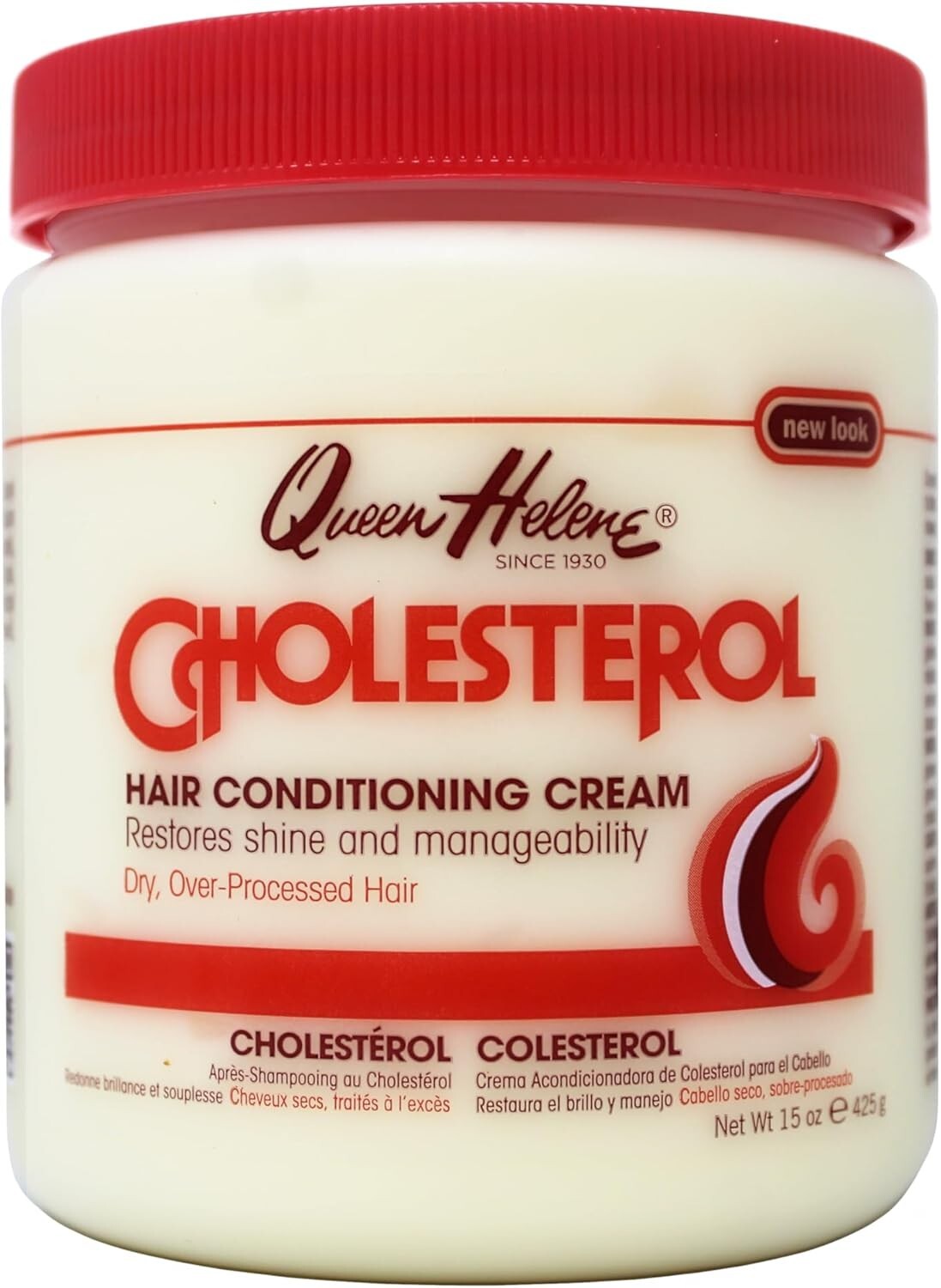 Queen Helene - Cholesterol Hair Conditioning Cream - 15 oz