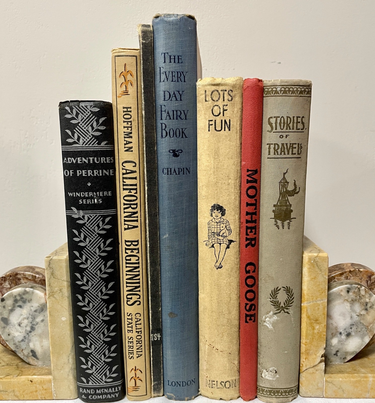 Antique Illustrated Children\'s 7-Book Lot 1900-1948 Jessie Willcox Smith Fairy