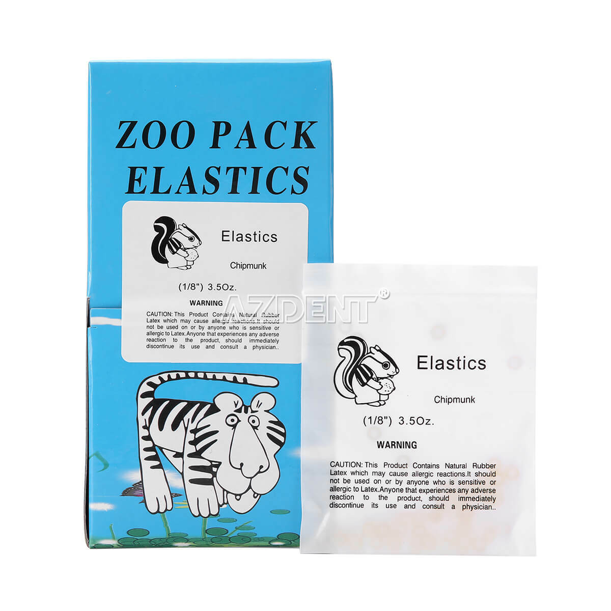 Dental Ortho Elastics Latex Braces Orthodontic Rubber Bands 5000Pcs/kit 15Sizes