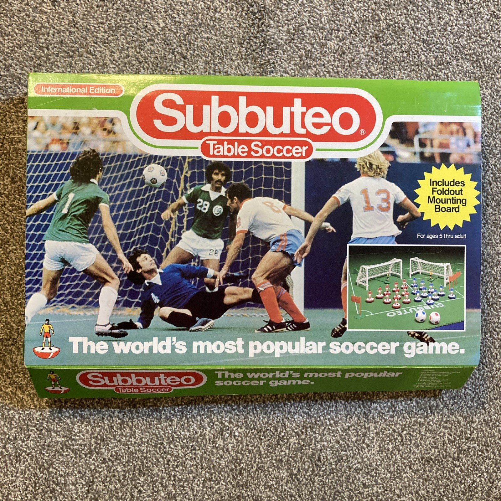 Subbuteo Table Soccer Game 1981 International Edition *incomplete Subbuteo Table Soccer Game 1981 International Edition *incomplete