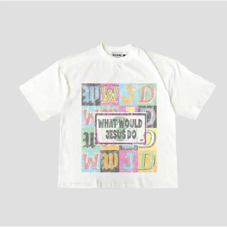 What Would Jesus Do Vintage Christian Men's Cotton T-shirt What Would Jesus Do Vintage Christian Men's Cotton T-shirt