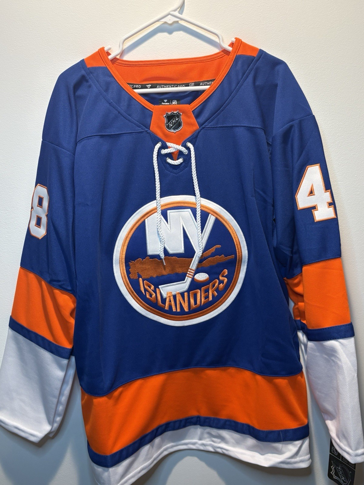 New Adult Size 50 NY Islanders Matthew Schaefer #48 Pro Style Jersey