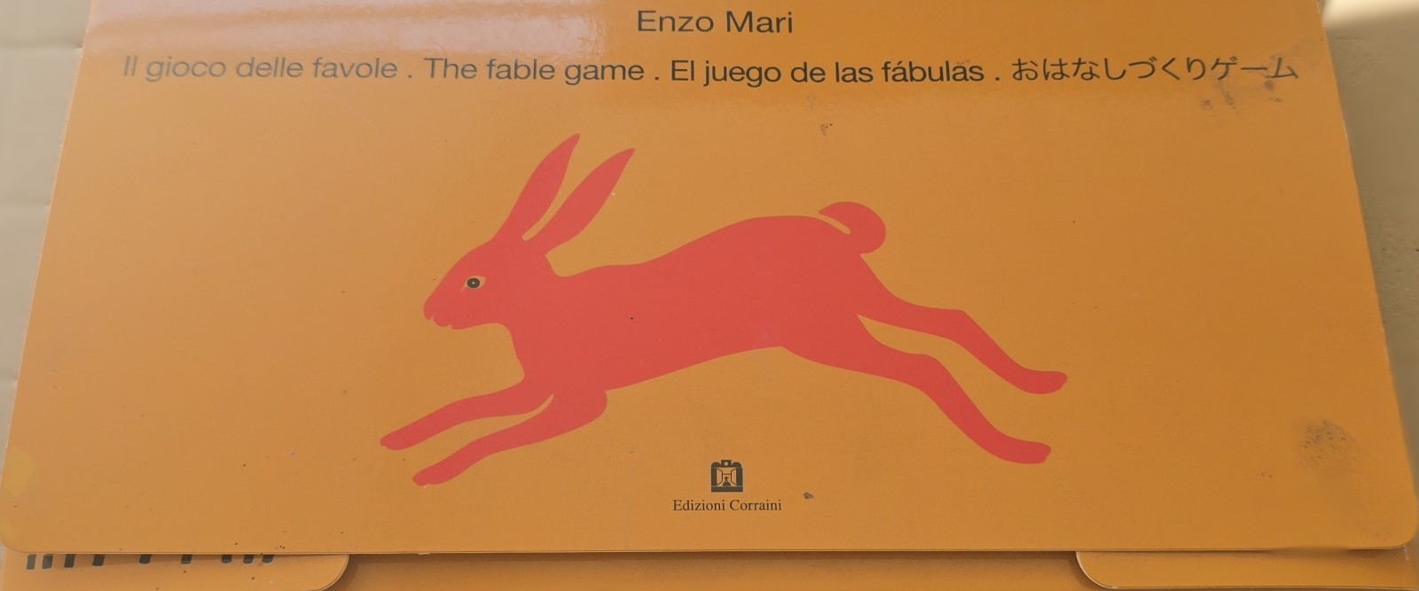 Enzo Mari Il Gioco delle Favole The Fable Game Corraini Picture Card Book