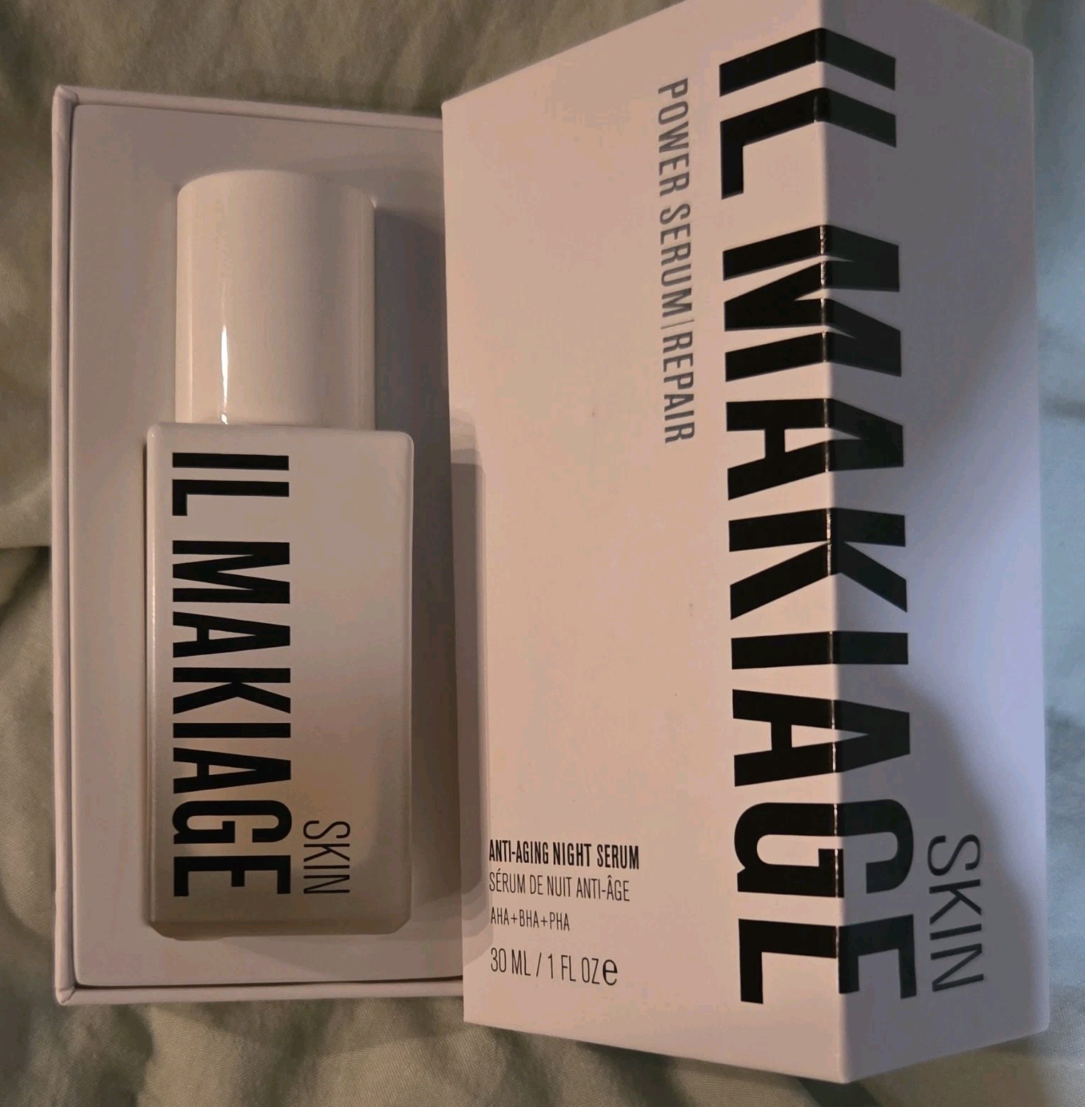 IL MAKIAGE Power Serum Repair Anti-Aging Night Serum AHA/BHA/PHA 1 fl oz