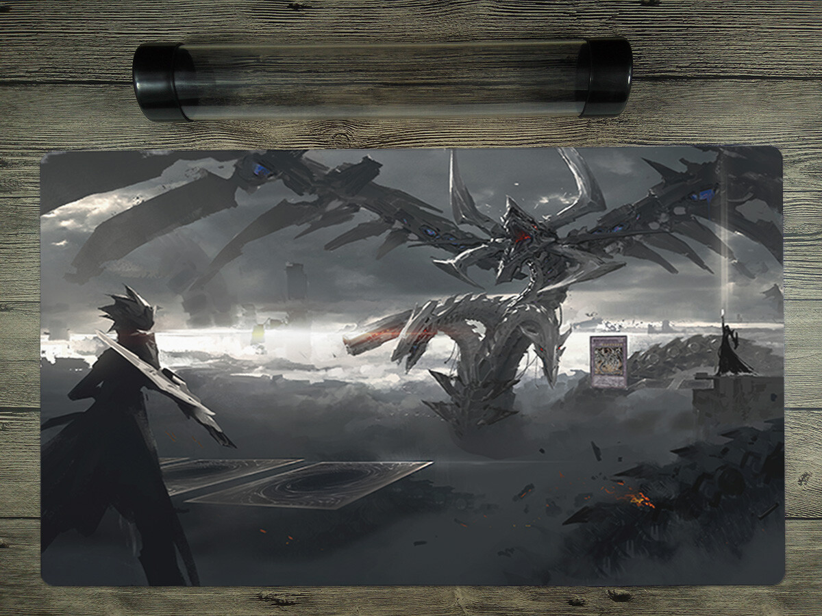 Ygomat Cyberdark Dragon Trading Card Game CCG Playmat Free High Quality Tube