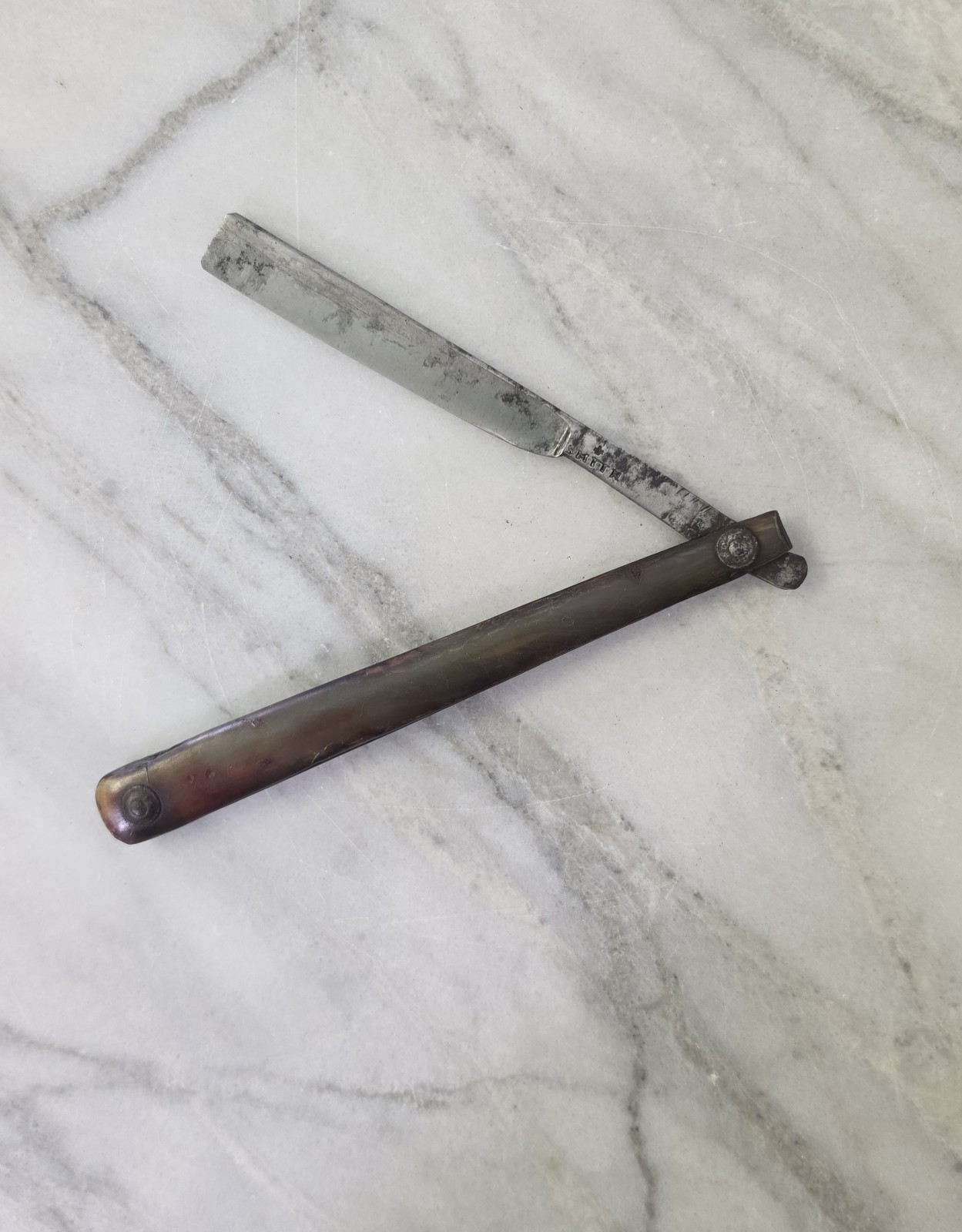Antique 18th Century Stub Tail Straight Razor Smith