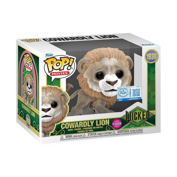 Funko Pop COWARDLY LION # 1930 Wicked for Good Target Exclusive Detail Read