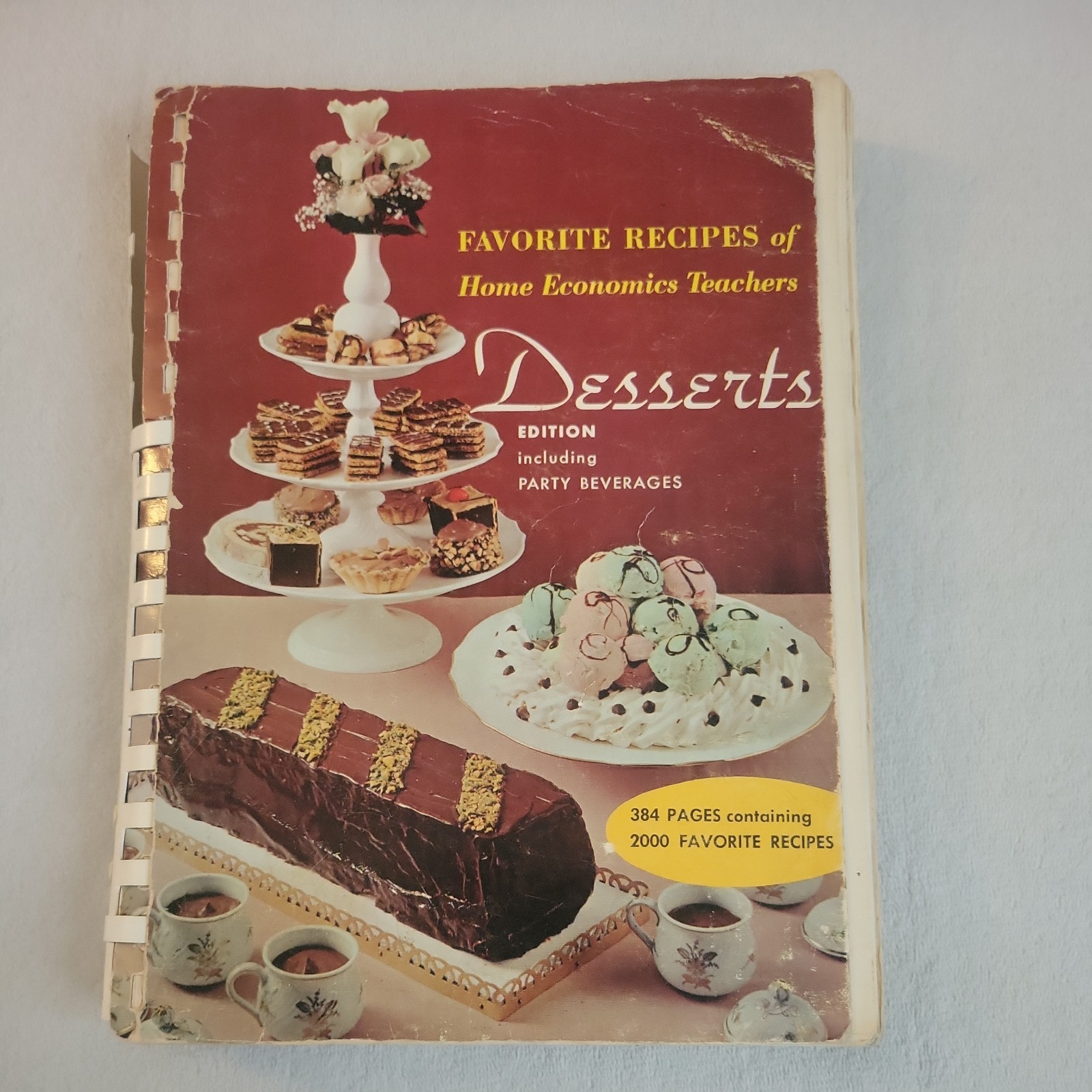 VTG 1963 Favorite Recipes Of Home Economics Teachers Dessert Cookbook VTG 1963 Favorite Recipes Of Home Economics Teachers Dessert Cookbook