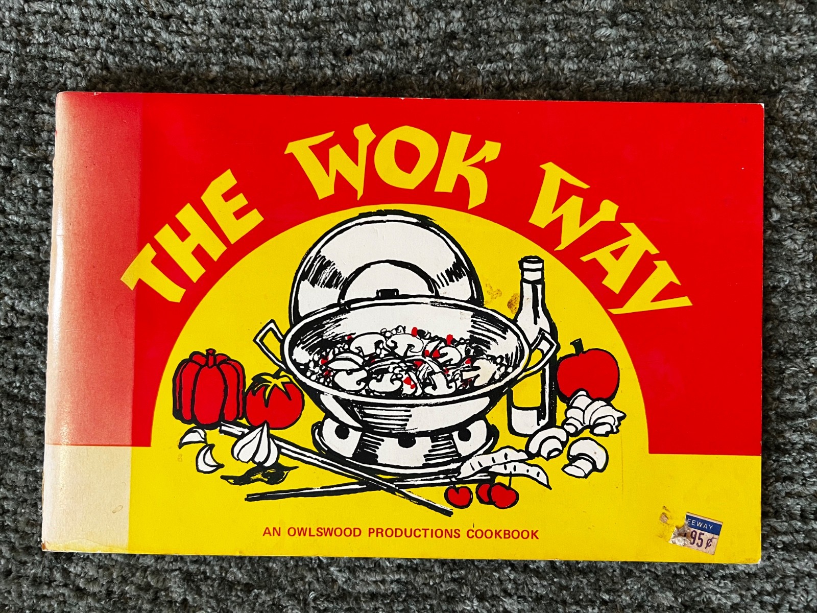 The Wok Way Recipe Cook Book Chinese Stir Fry Vintage 1974 PB Ships Free