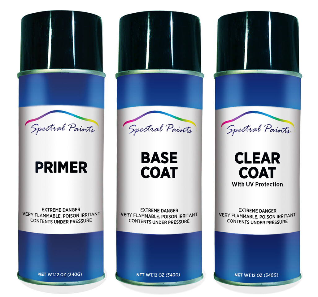For Ford YZ Oxford White Spray Paint Primer & Clear Compatible For Ford YZ Oxford White Spray Paint Primer & Clear Compatible