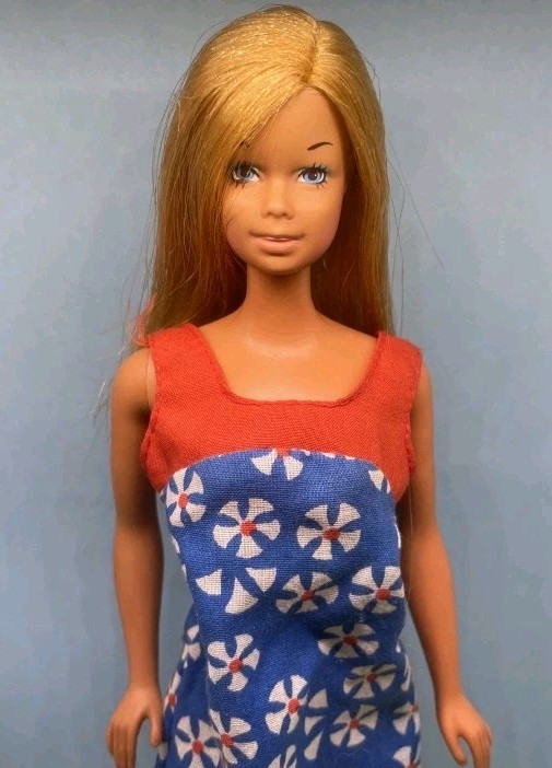 Vintage Mattel 1966 Sunset Malibu Twist Turn Barbie Doll In Vtg Best Buy Floral 