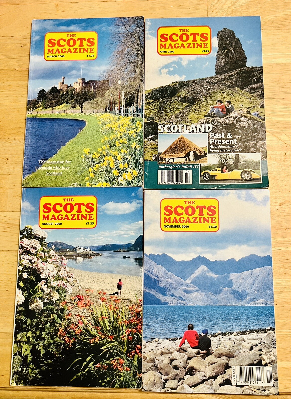 The SCOTS MAGAZINE 2000 LOT OF  4, - FOR PEOPLE WHO LOVE SCOTLAND