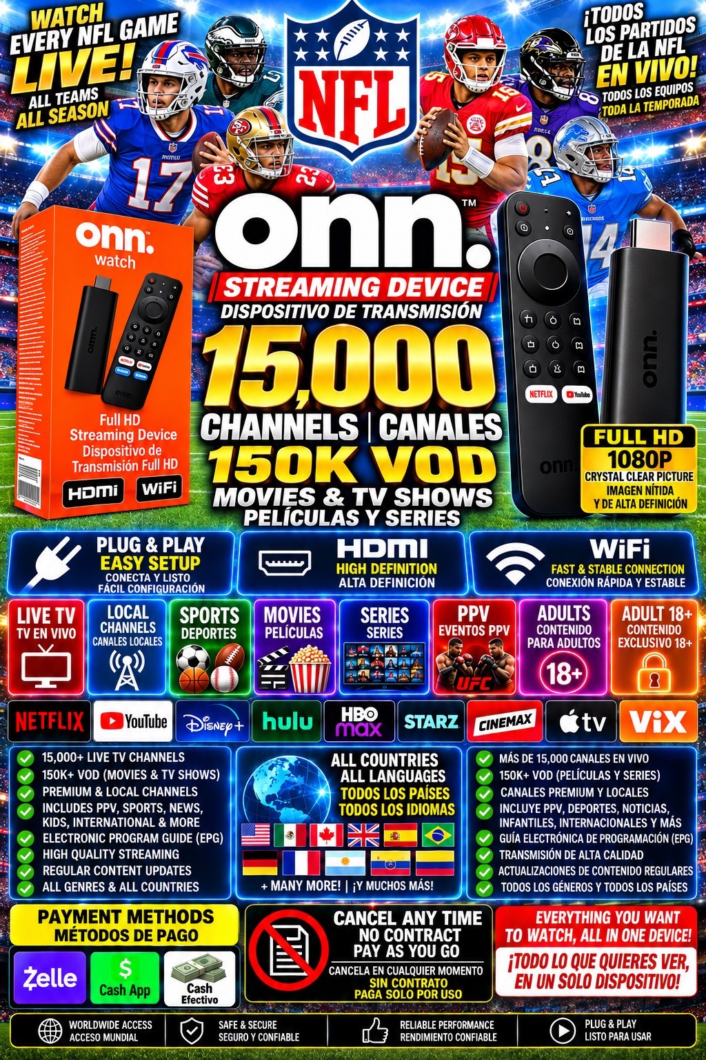 onn. OnnStick 1080p FHD HDMI Wi‑Fi Dual Band Plug & Play Dongle Black/White onn. OnnStick 1080p FHD HDMI Wi‑Fi Dual Band Plug & Play Dongle Black/White