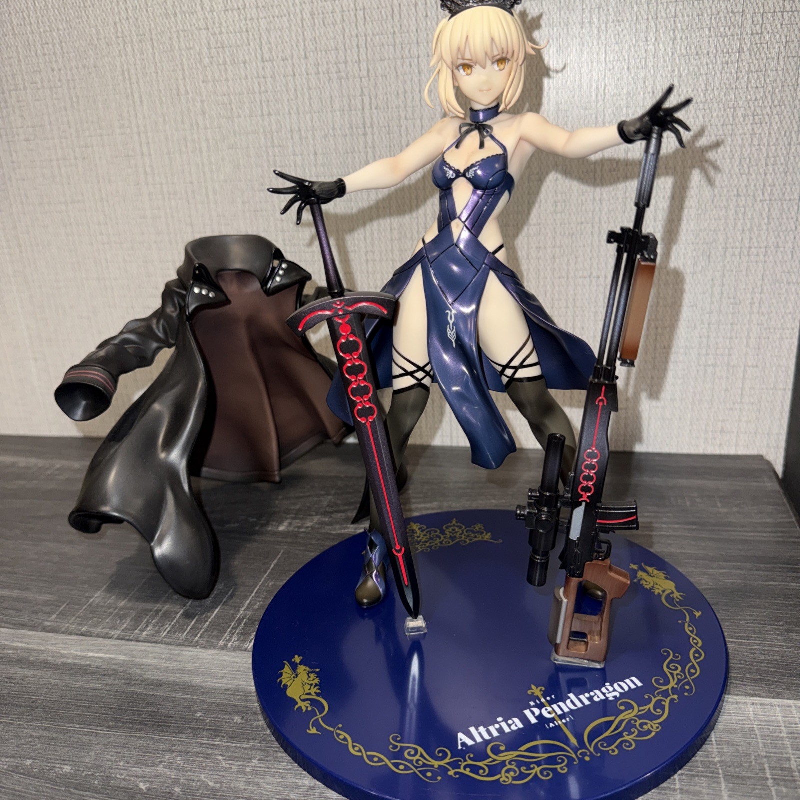 Figure Rider Artoria Pendragon 1/7 Scale FGO Grand Order Amakuni Alter Japan Figure Rider Artoria Pendragon 1/7 Scale FGO Grand Order Amakuni Alter Japan