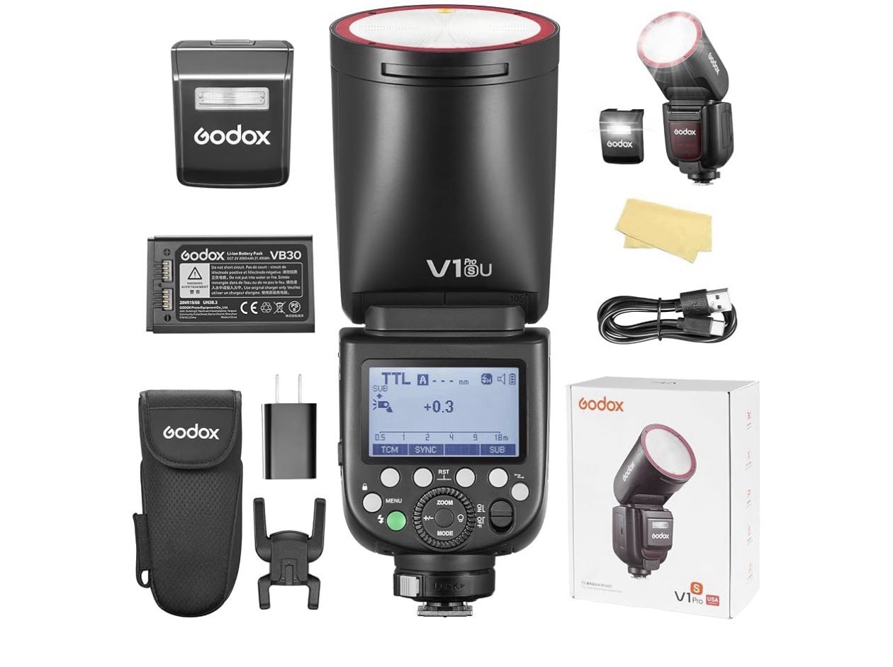 Godox V1 Pro S godox V1Pro-S V1Pro S TTL Flash for Sony 2980mAh 76W