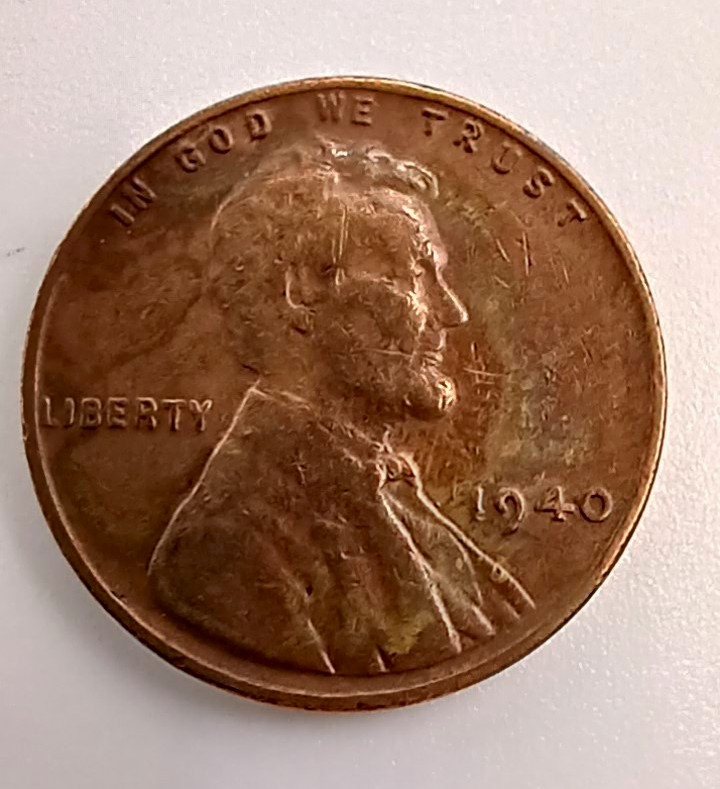1940 Lincoln Wheat Small Cent Bronze BN Business Strike Philadelphia Mint 