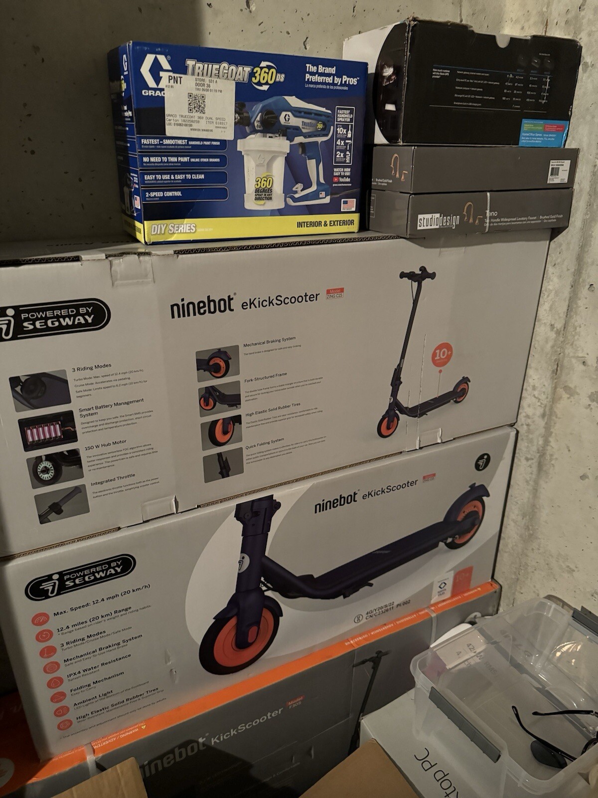 Segway AA.00.0010.75 300W Kick Electric Scooter - Gray