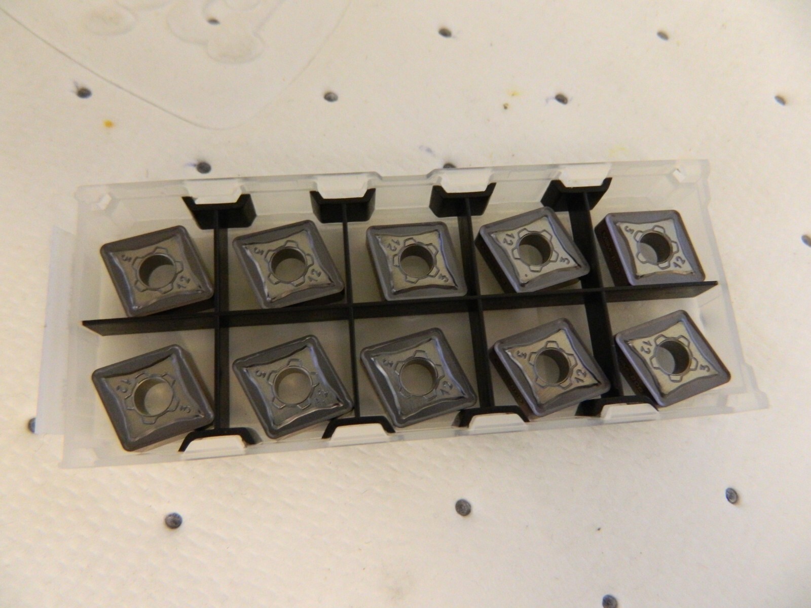 ISCAR qty 10 CNMG 433-M3M IC806 80° Diamond Carbide 3321652