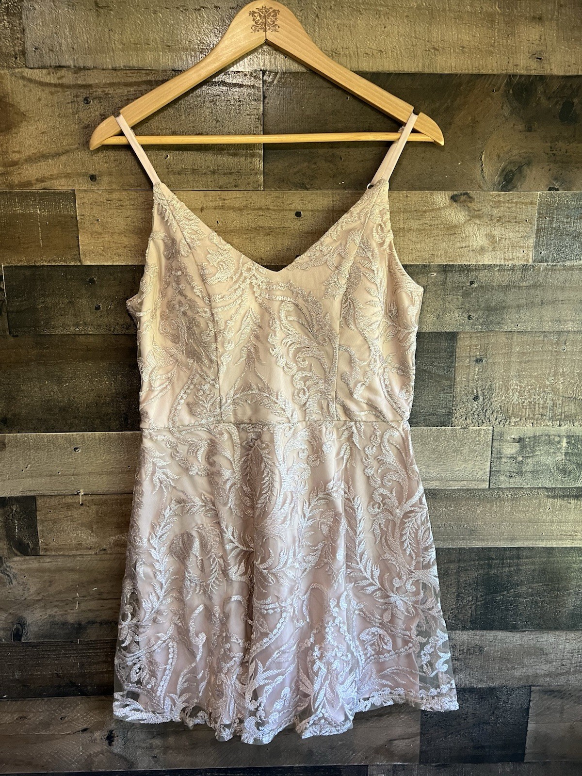 Nwt Xtraordinary Dress Junior Size 13 Nude Fit and Flare Dance Homecoming Event