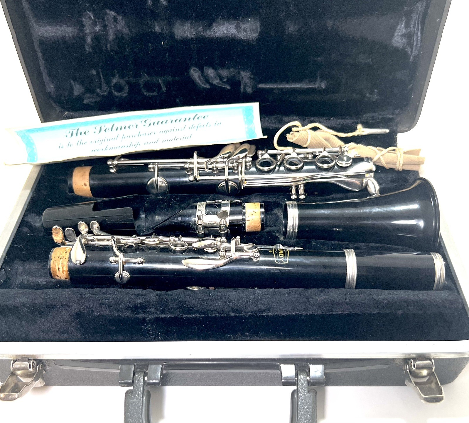 Vintage Bundy Resonite Clarinet Selmer USA With Hard Case Untested AS IS