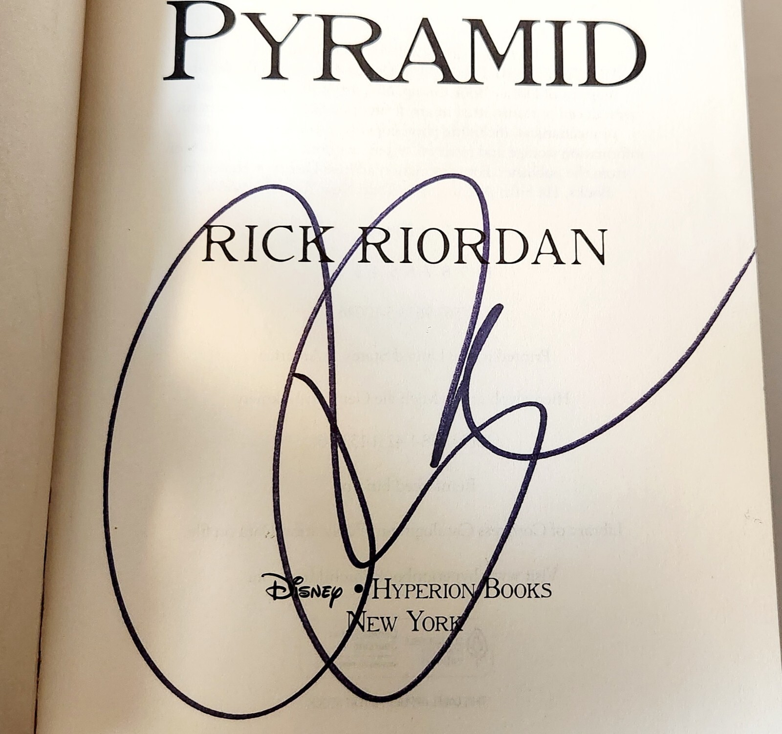 The Red Pyramid, The Serpent's Shadow ~ Signed by Rick Riordan Hc Dj First Ed #4
