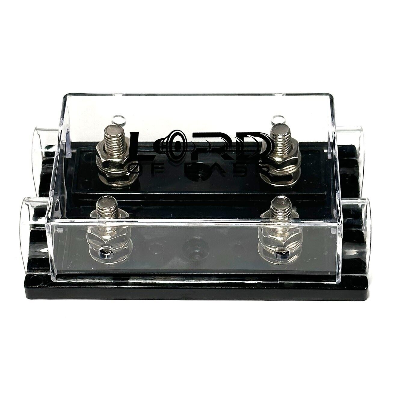 Lord of Bass DUAL ANL Fuse Holder Ring Terminal Style Double 1/0 ga 4 ga