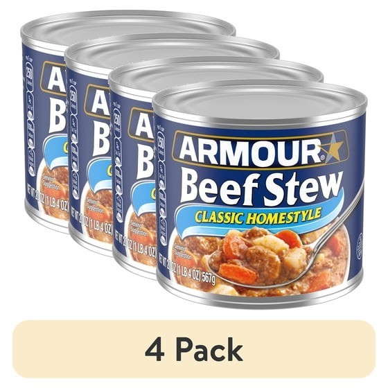 (4 pack) Armour Star Classic Homestyle Beef Stew, 13g Protein Per Serving, 20...