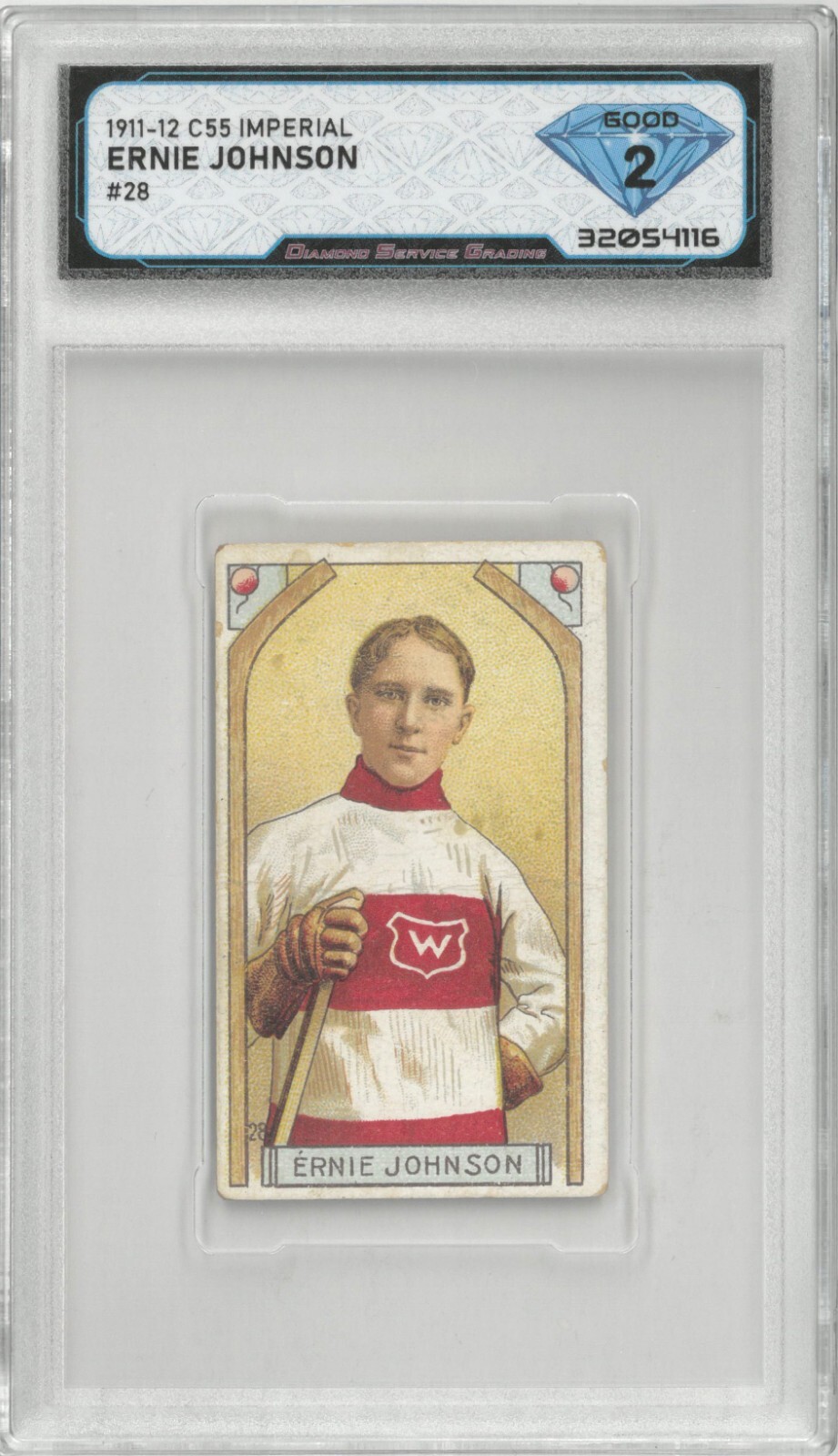 1911-12 C55 Imperial ERNIE JOHNSON #28 💎 DSG 2 Good
