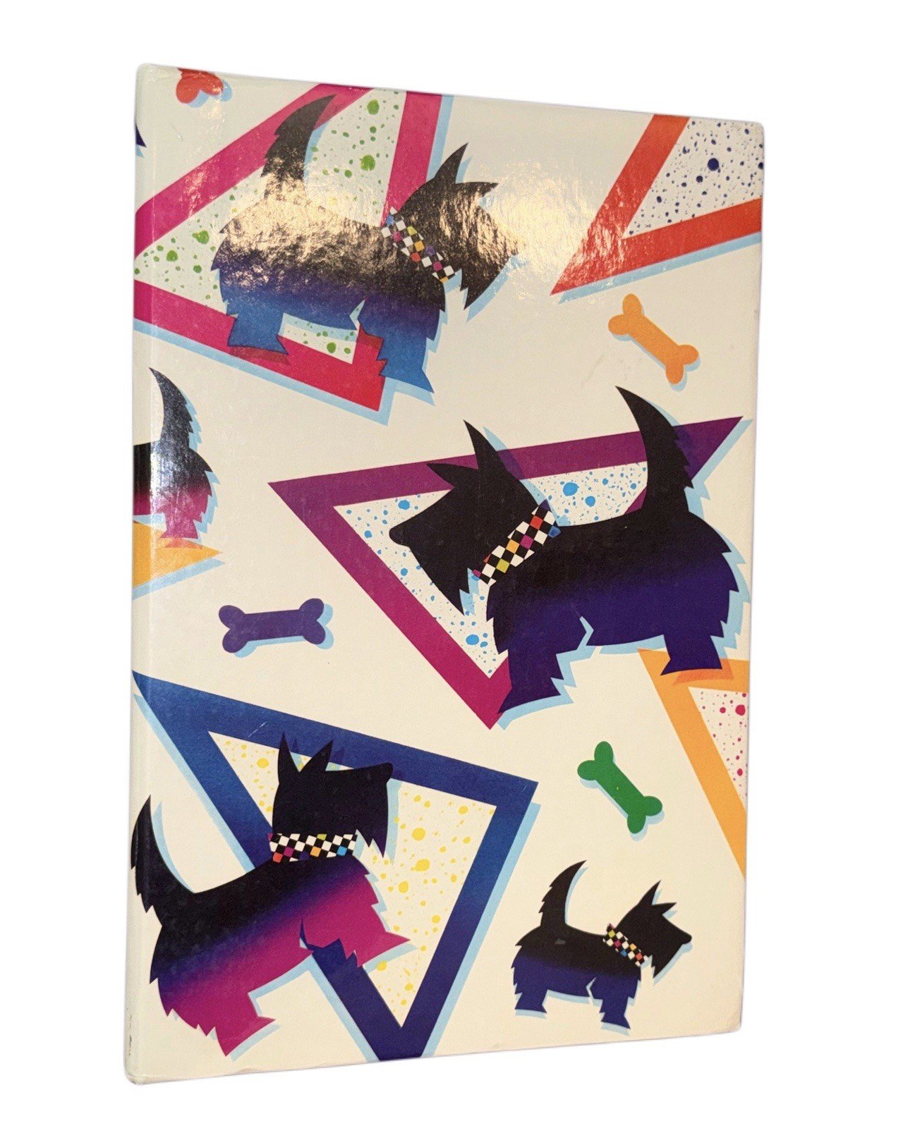 Vintage 1988 Lisa Frank Photo Album Binder with Scottie Dog Pattern