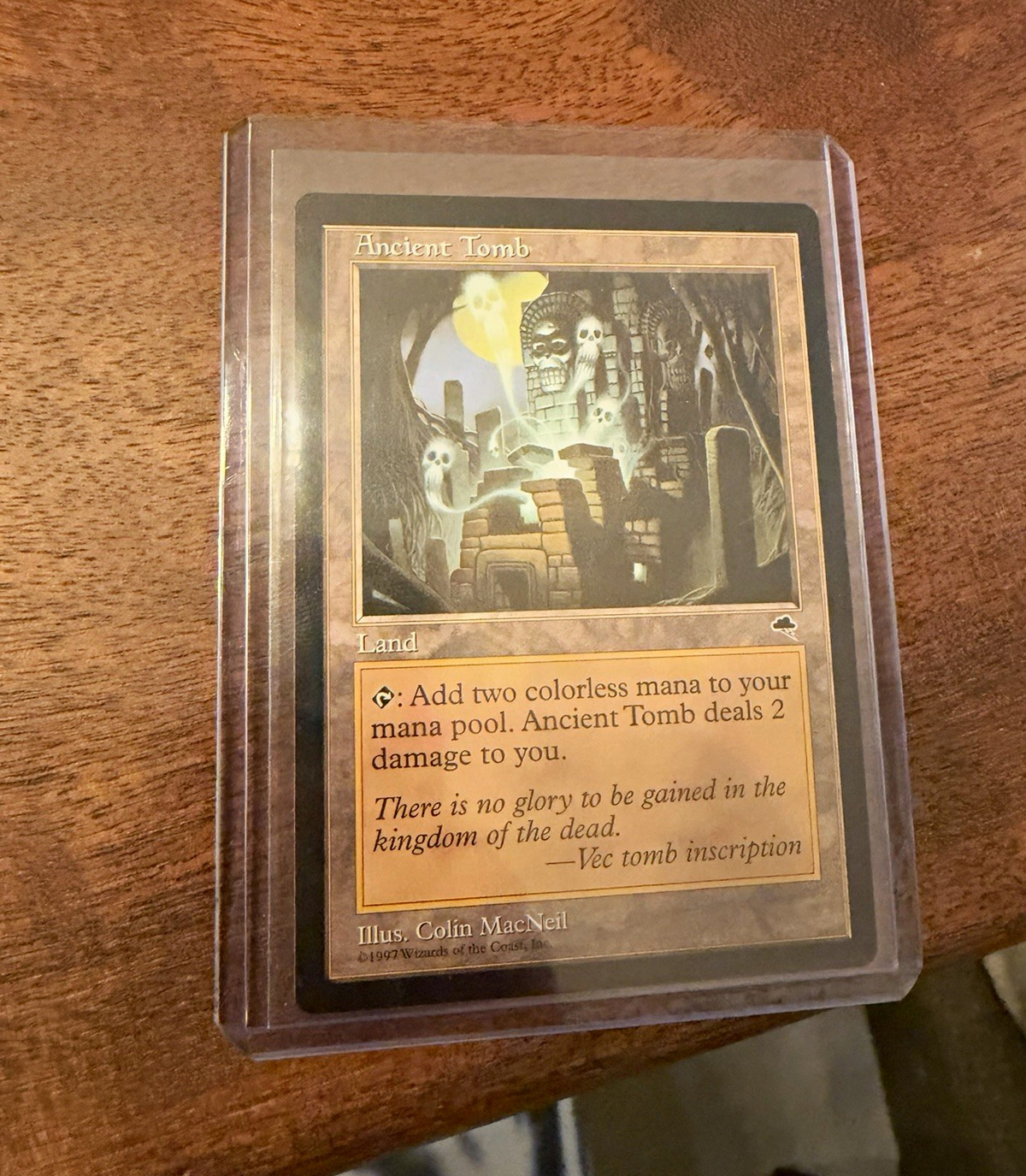 MTG Ancient Tomb - Tempest 315 Regular Land 1997 English Uncommon