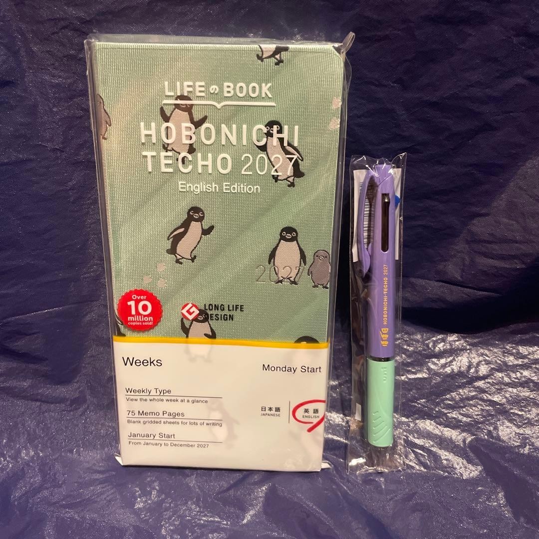 Hobonichi Techo 2027 Weeks Suica Penguin English Planner Japan Limited NEW