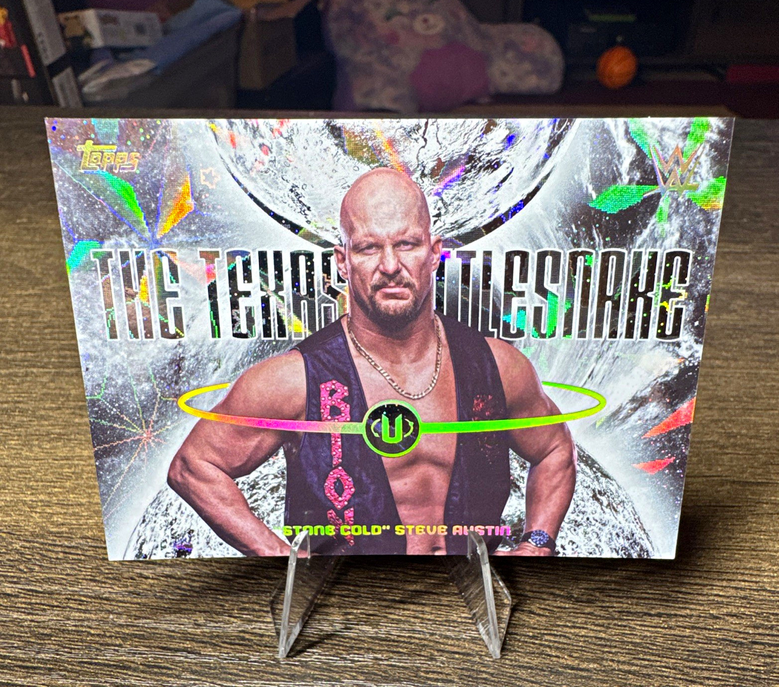 Topps 2026 Topps Universe WWE - Stone Cold Steve Austin A-3 Alias Insert Topps 2026 Topps Universe WWE - Stone Cold Steve Austin A-3 Alias Insert