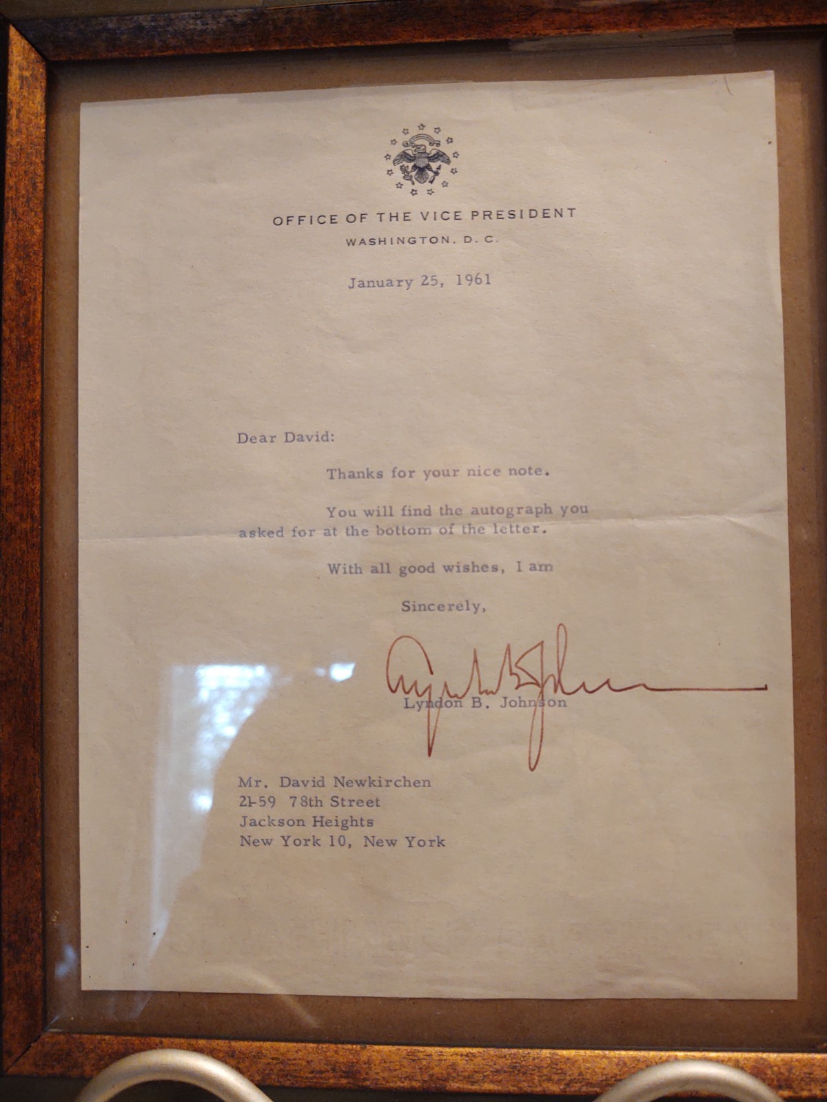 LYNDON B JOHNSON HAND SIGNATURE LYNDON B JOHNSON HAND SIGNATURE