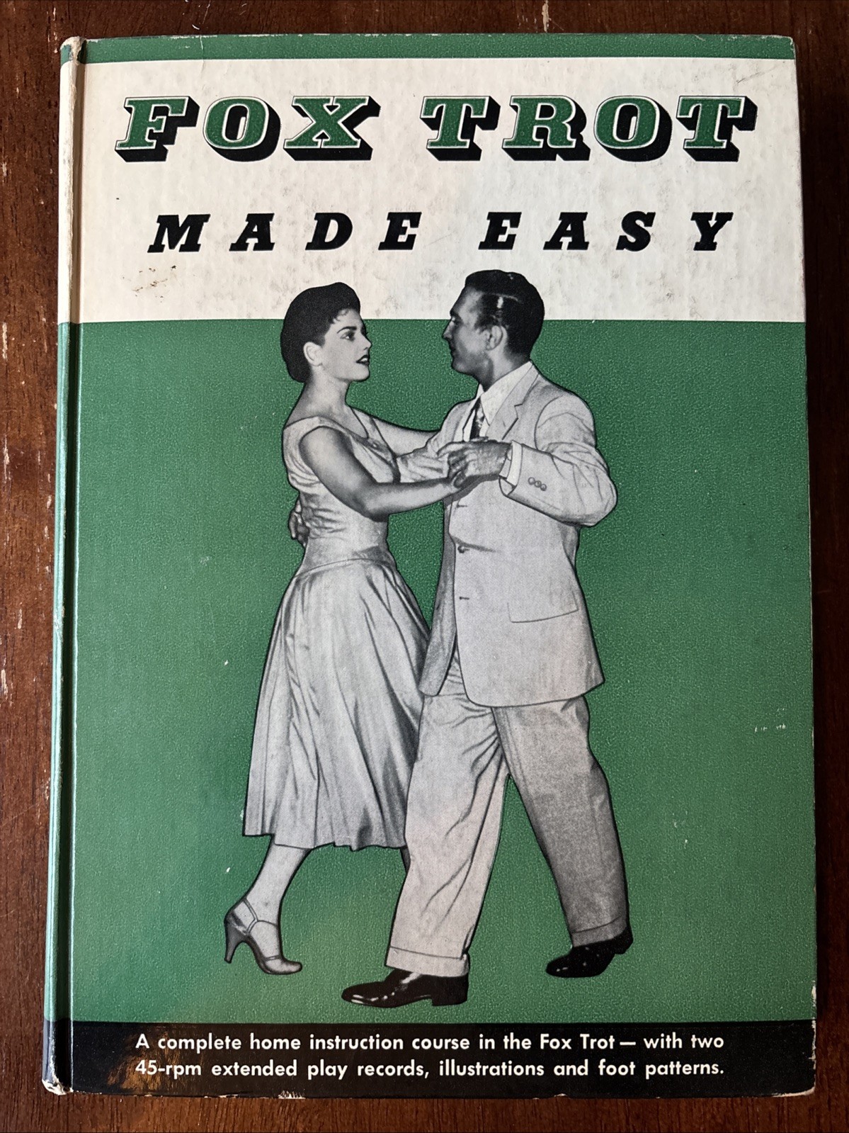 Fox Trot Made Easy Vintage 1956 HC Dance Guild With 45 Records & Step Guides