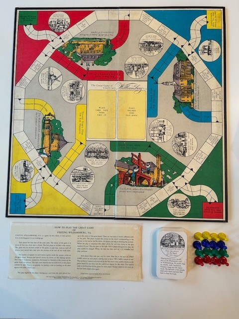 Vintage - The Great Game Of Visiting Williamsburg Virginia - COMPLETE