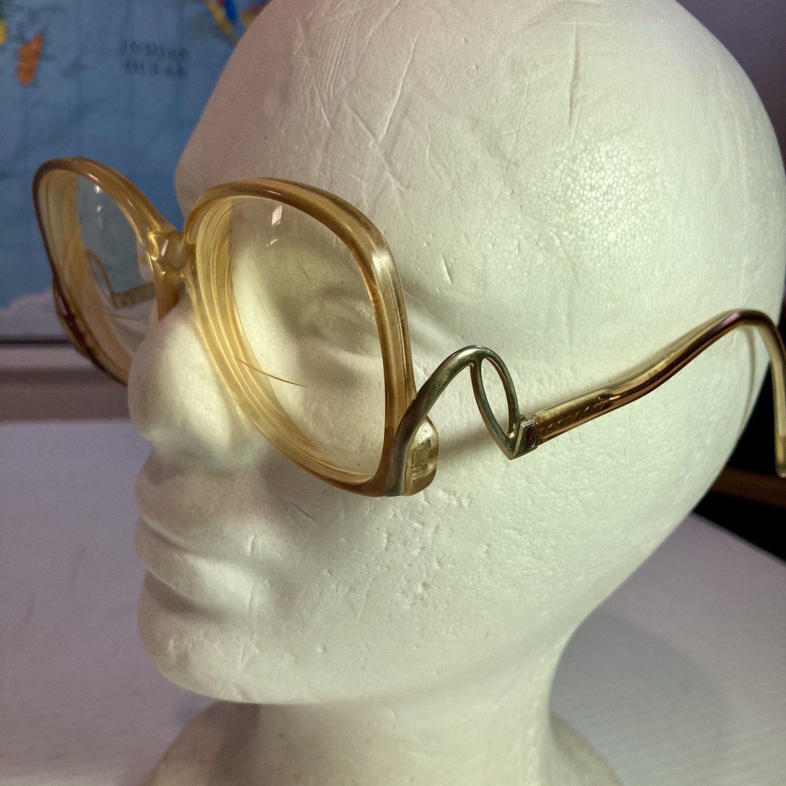 Vintage 70s 80s Drop Arm Eyeglasses Frames Cordial