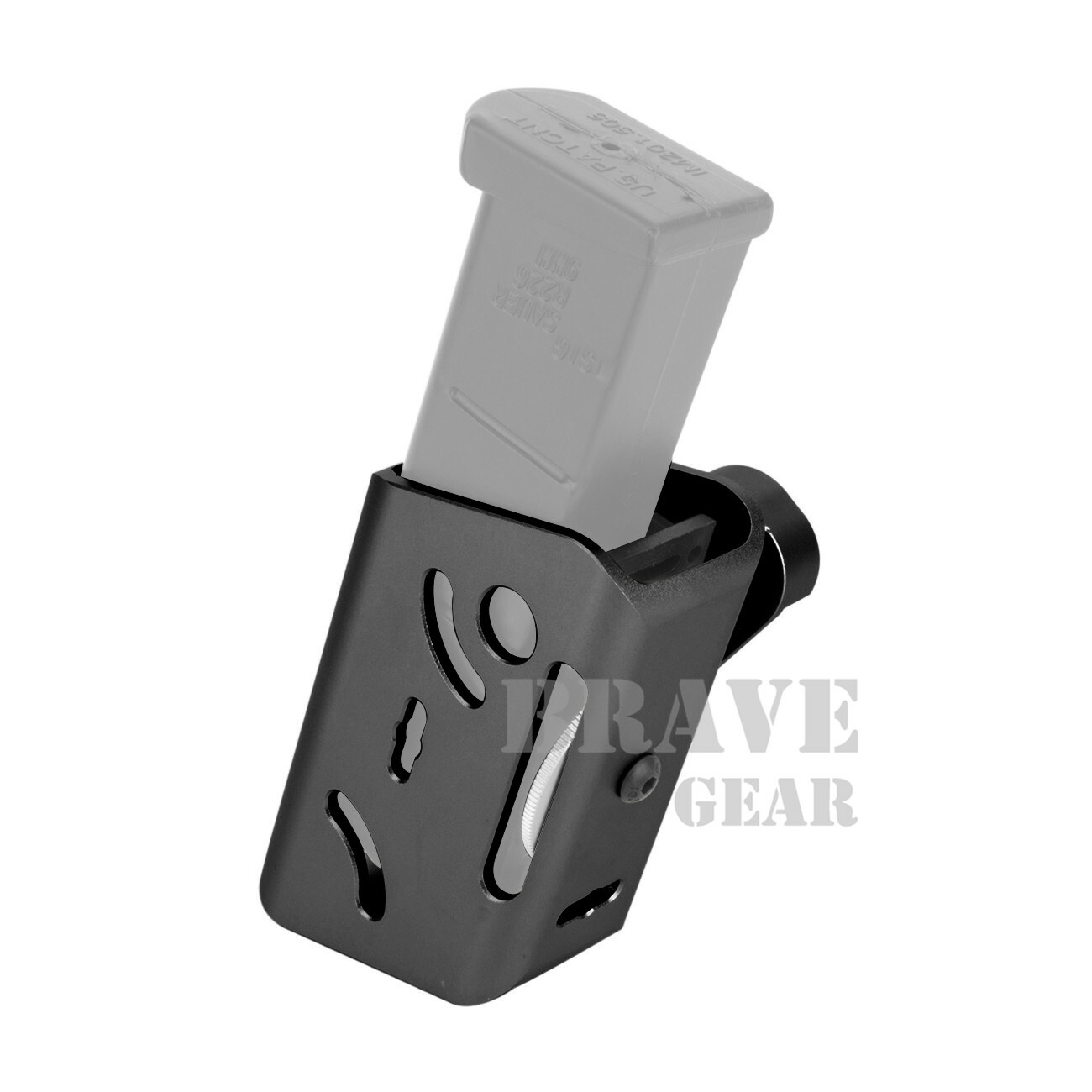 IPSC USPSA IDPA 3-Gun Competition Shooting Speed Pistol Magazine Pouch Aluminum 