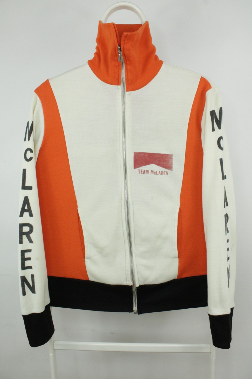 Very RARE Vintage 1970s Team McLaren James Hunt Marlboro Formula 1 Track Jacket