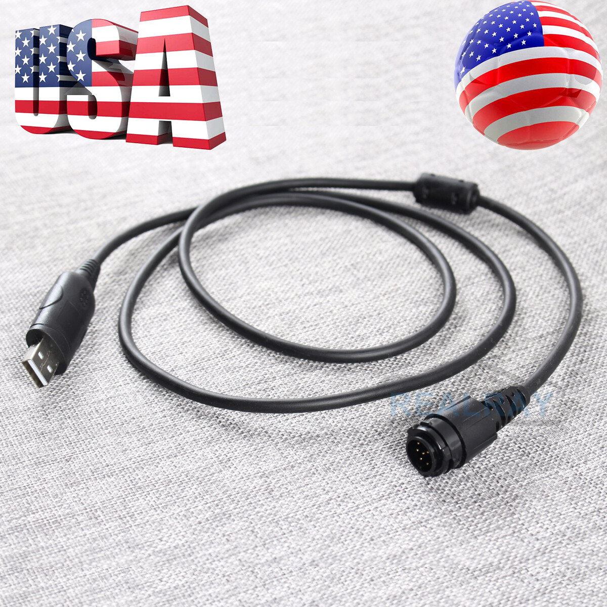 New USB Programming Cable for Motorola XTL5000 XTL1500 PM1500 XTL2500 HKN6184C 