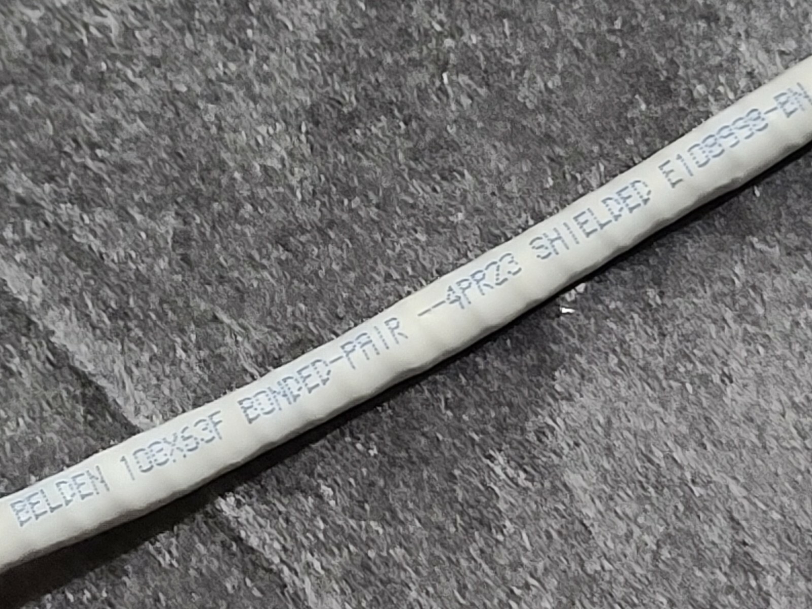 Belden 10GX63F 23/4P Bonded Pair F/UTP 625MHz Cat6A Cable 10GX CMP Gray /50ft