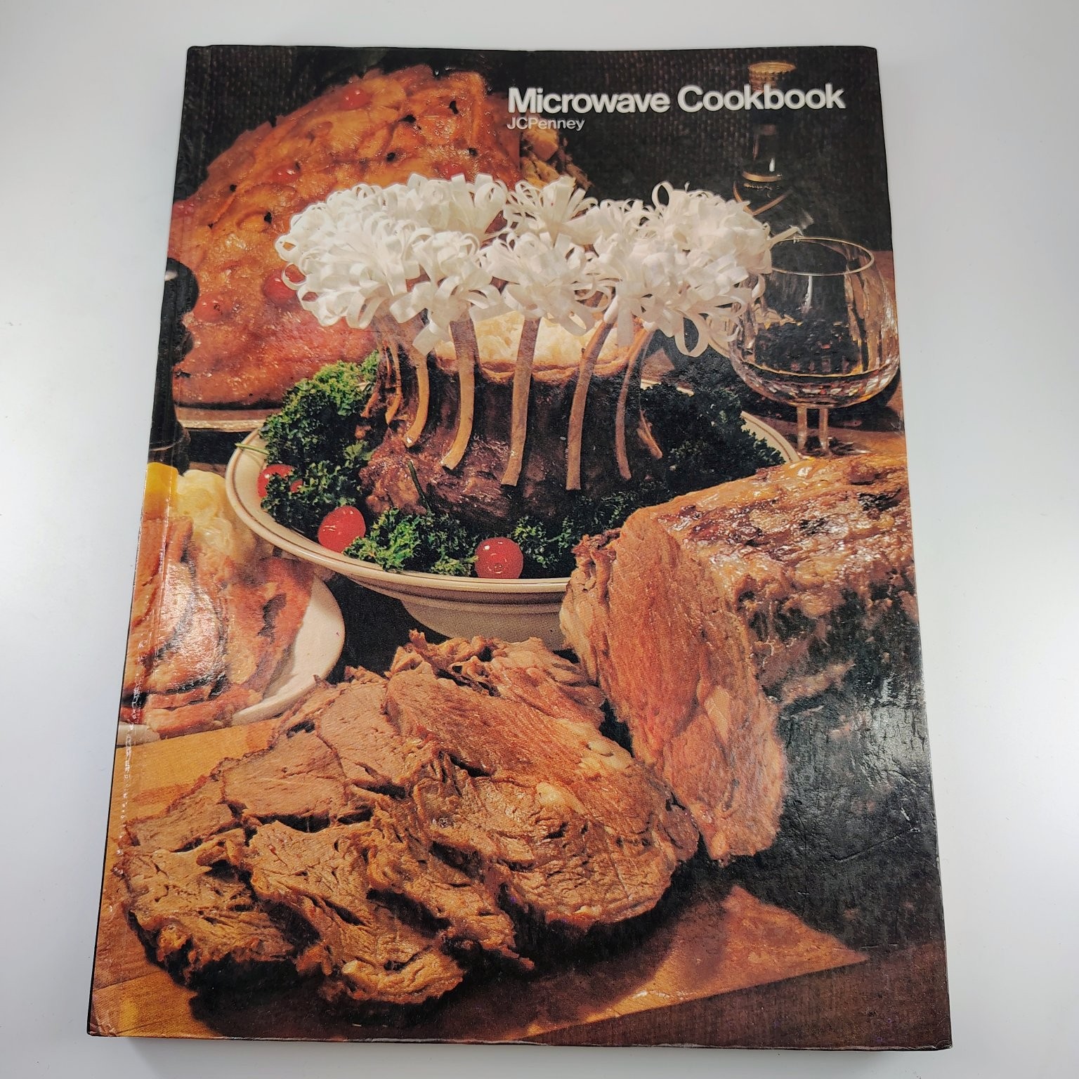 Microwave Cookbook JCPenney 1970s Vintage Retro Recipes Kitchen Cookery