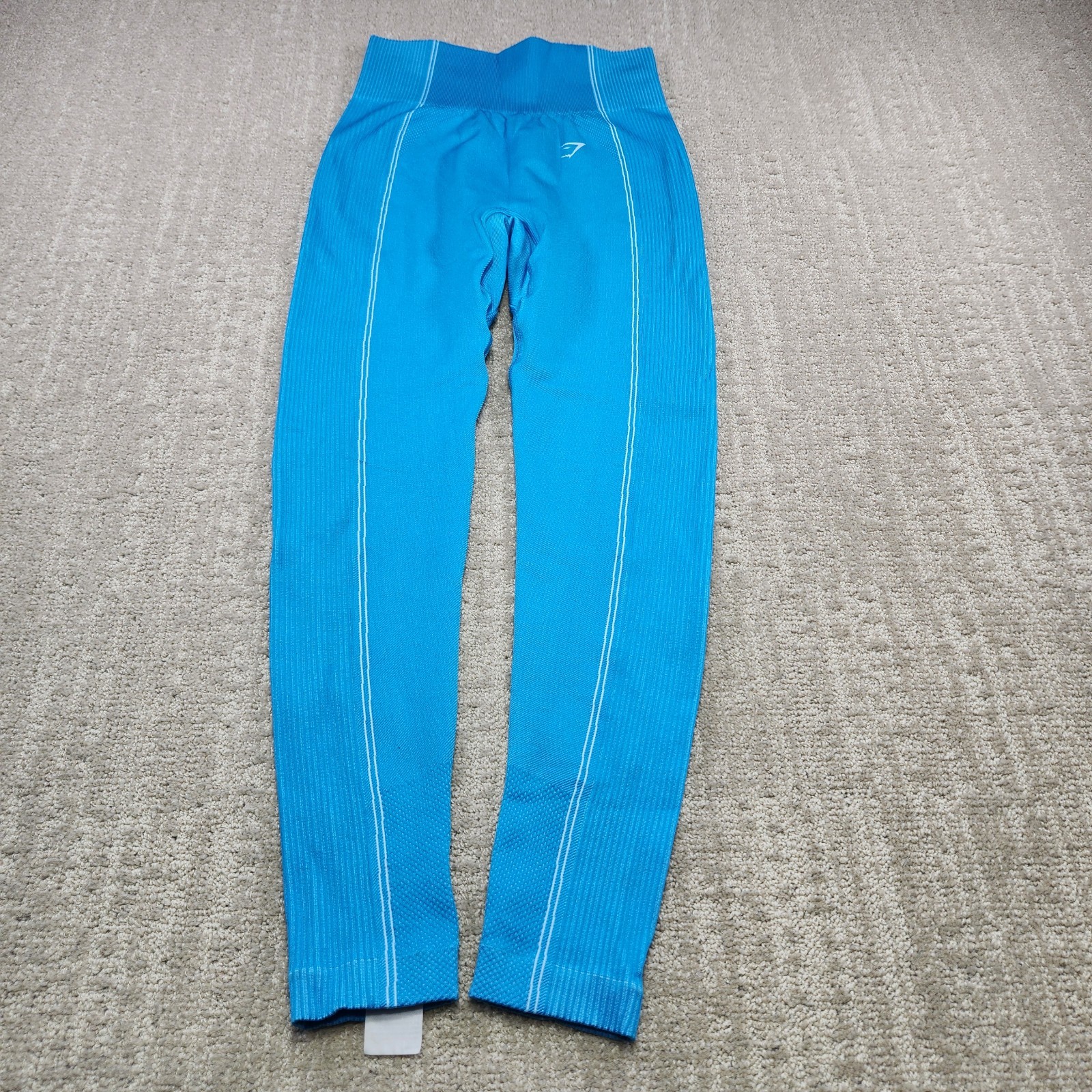 Gymshark Leggings Women Medium Dry Seamless High Waist Electric Blue Training