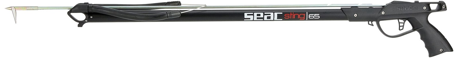 Seac Sting, Rubber Spearfishing Sling Speargun, Made in Italy, 85 cm, Black