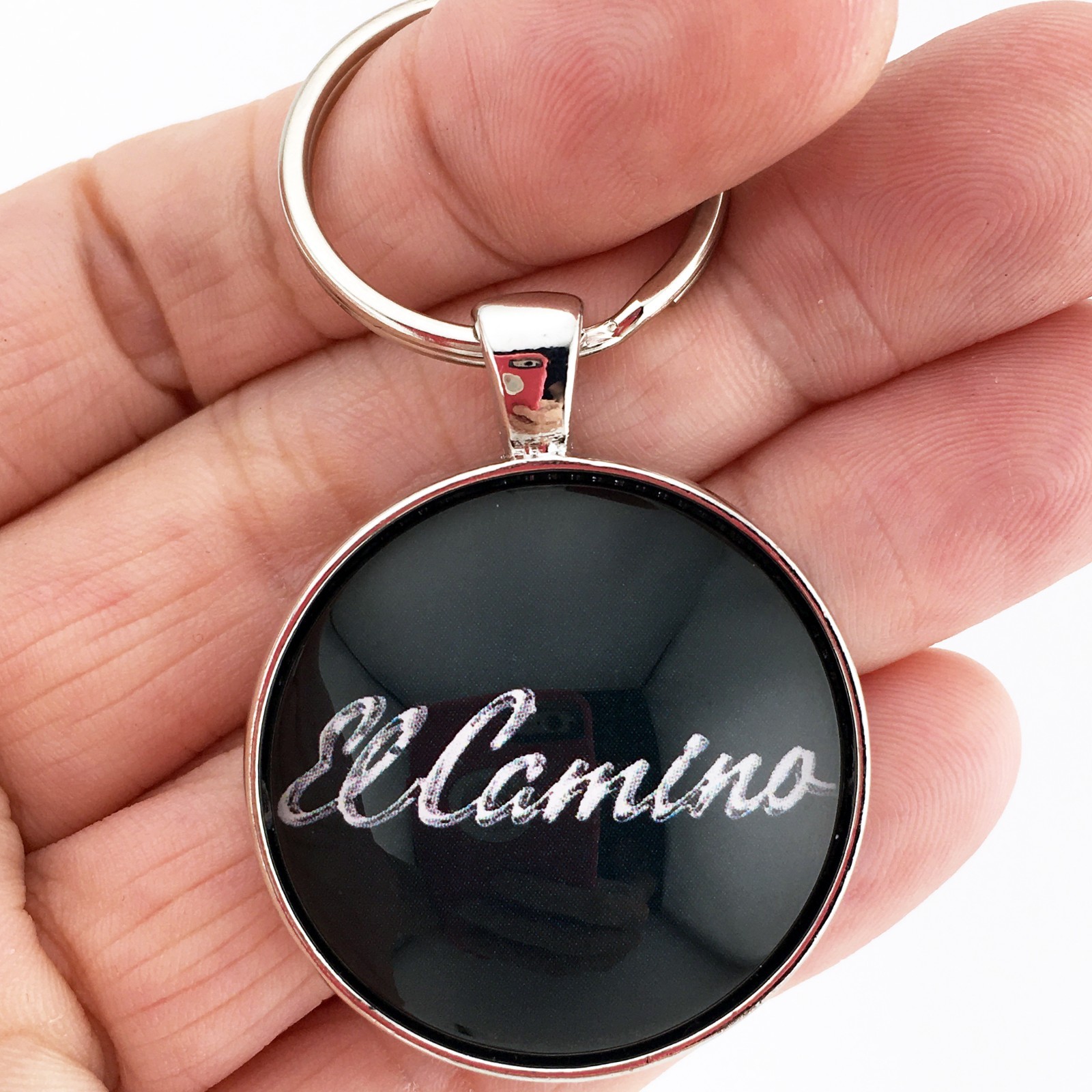 1965 Chevrolet Chevy El Camino Chrome Badge Emblem Logo Keychain