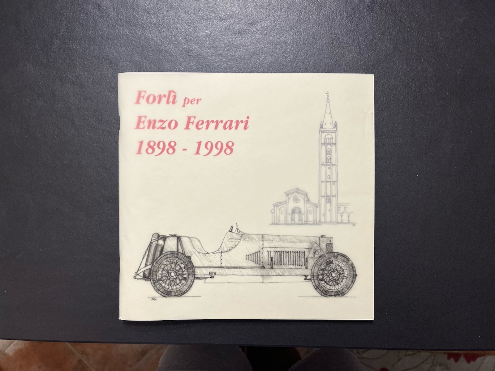 Forlì publication for Enzo Ferrari printed on the occasion of his centenary Forlì publication for Enzo Ferrari printed on the occasion of his centenary