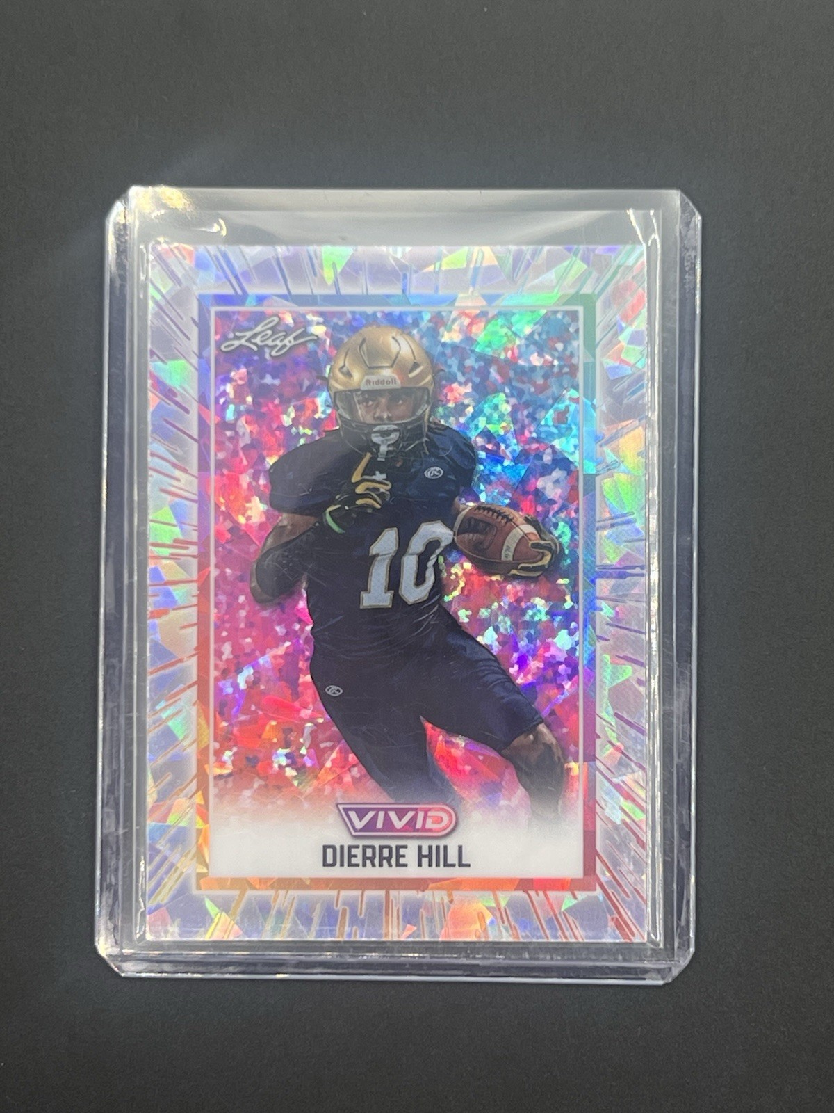 2025 Leaf Vivid #54 Dierre Hill Silver Ice True 1/1
