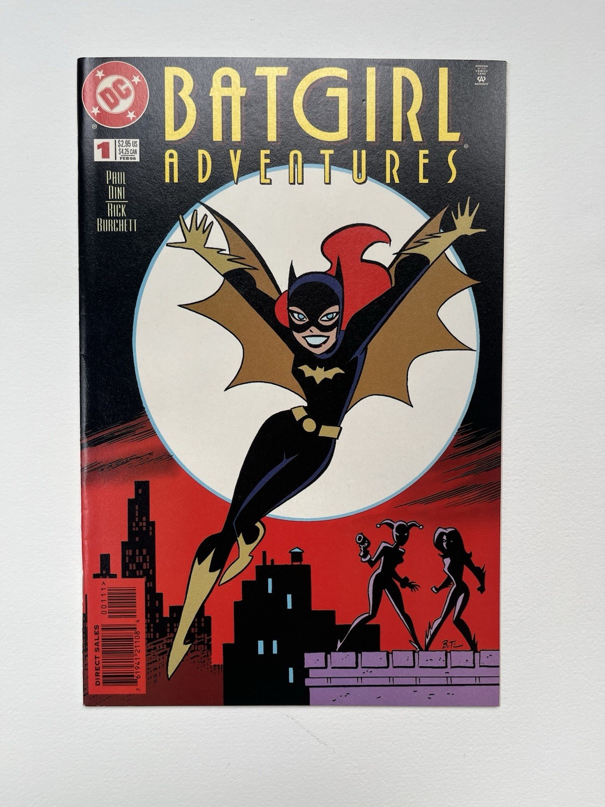 Batgirl Adventures #1 Bruce Timm Cover Early Harley Quinn Key VF Great Shape