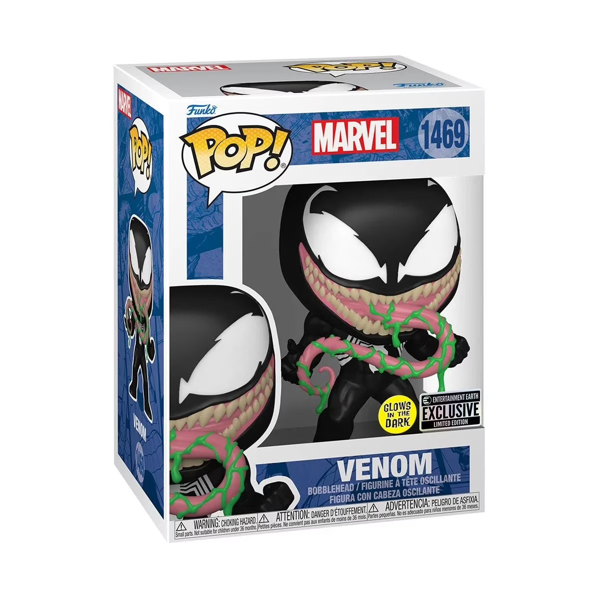 Funko Pop Marvel Venom with Ooze Glow In The Dark Vinyl Figure EE Exclusive NEW Funko Pop Marvel Venom with Ooze Glow In The Dark Vinyl Figure EE Exclusive NEW